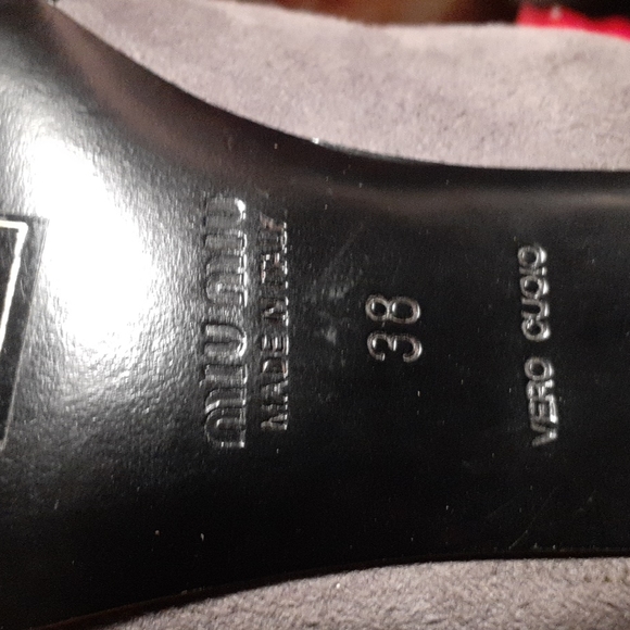 MIU MIU Colorblock Pattern high heel leather pumps - Picture 10 of 11